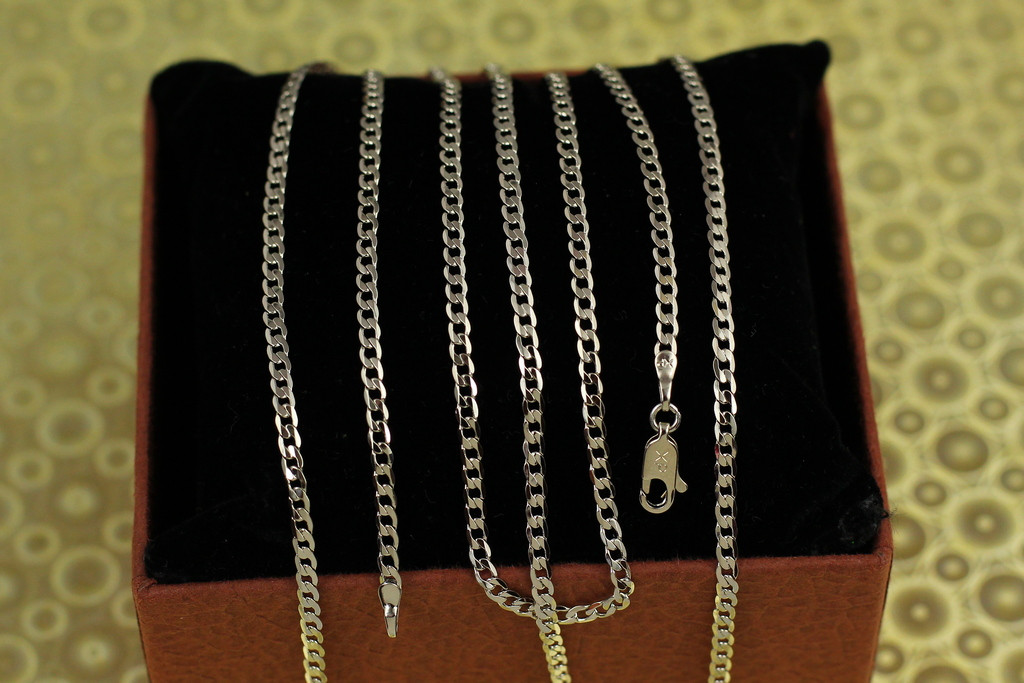 Ланцюг Xuping Jewelry панцирний 50 см 2 мм сріблястий