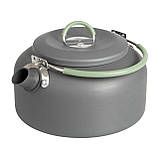 Набір посуду Bo-Camp Explorer XL 4 Pieces Hard Anodized Grey/Green (2200249), фото 8