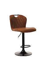 Барний стілець В-102 бренді + чорний, фото 2