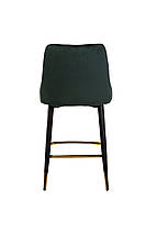 Напівбарний стілець B-128 смарагдовий, фото 2