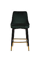 Напівбарний стілець B-128 смарагдовий, фото 3