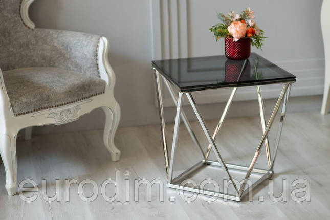Кавовий стіл CP-2 тонований + срібло, фото 2