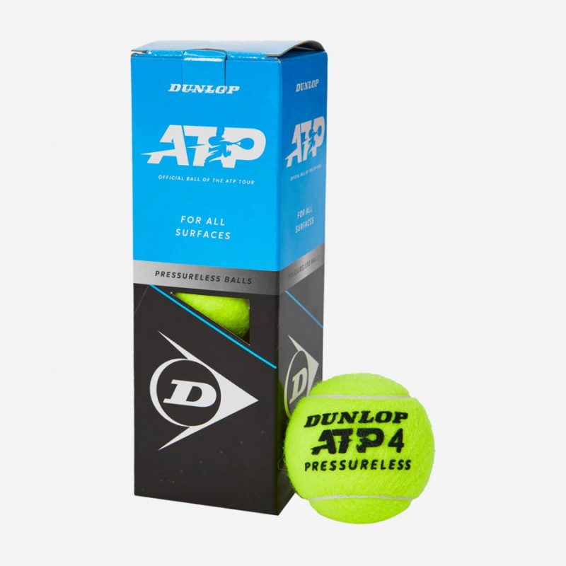 DUNLOP ATP PRESSURELESS 3 BALL Тенісні м'ячі 3 шт.
