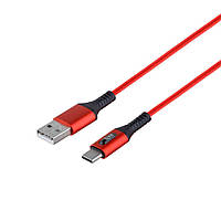 Кабель USB Hoco U79 Admirable USB - Type C 2.4А 1.2м Красный