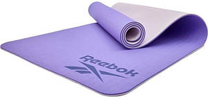Двосторонній килимок для йоги Reebok Double Sided Yoga Mat фіолетовий Уні 173 х 61 х 0,4 см RAYG-11042PL
