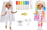 Лялька Рейнбоу Хай Розфарбуй та створи Ляльку сам Rainbow High Color & Create Doll Green Eyes 500407 MGA Оригінал, фото 2
