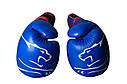 Боксерські рукавиці PowerPlay 3018 Jaguar Сині 16 унцій, фото 4