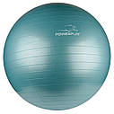М'яч для фітнесу (фітбол) PowerPlay 4001 Ø 75 cm Gymball Зелений + насос, фото 3