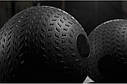 М'яч SlamBall для кросфіту та фітнесу Power System PS-4117 15 кг рифлений, фото 10