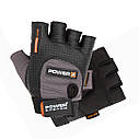 Перчатки для фитнеса Power System PS-2500 Power Plus Black/Grey XS, фото 2