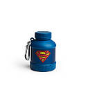 Контейнер Smartshake Whey2Go Funnel Pillbox 110ml DC Superman, фото 4