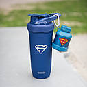 Контейнер Smartshake Whey2Go Funnel Pillbox 110ml DC Superman, фото 7