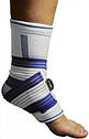 Бандаж для голеностопа Power System PS-6009 Ankle Support Pro Blue/White (1шт.) L/XL, фото 10