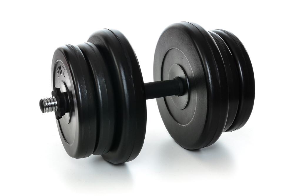 Гантеля 21 кг розбірна зі змінними дисками, фото 1