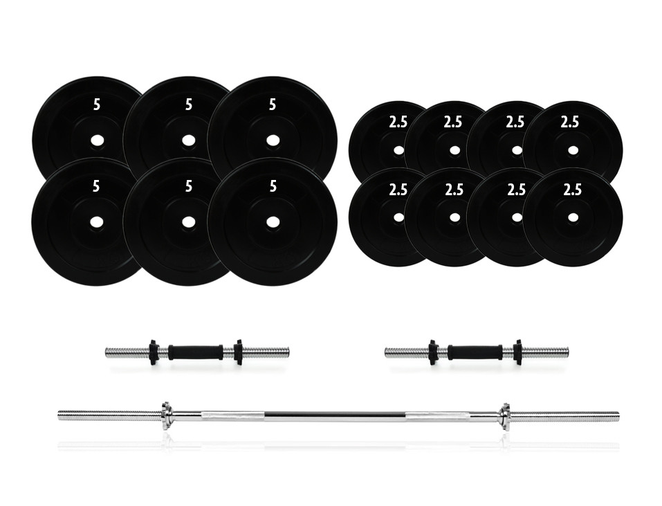 Набір штанга + гантелі 62 кг, фото 1