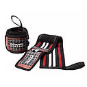 Кистьові бинти Power System PS-3500 Wrist Wraps Red/Black, фото 3