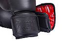 Боксерські рукавиці PowerPlay 3014 Indiana Чорні (натуральна шкіра) 12 унцій, фото 6