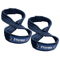 Лямки для тяги (вісімка) Power System PS-3405 Figure 8 Black/Blue L/XL