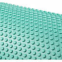 Масажний ролик (валик) 7SPORTS гладкий Foam Roller EVA бірюзовий (30*15 см.), фото 5