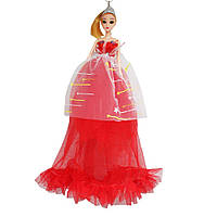 Лялька в довгому платті Mic Зорепад червоний (ASR180)