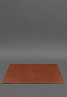 Накладка на стол руководителя - Кожаный бювар 1.0 Светло-коричневый BlankNote