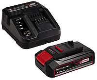 Мощное зарядное устройство и аккумулятор Einhell 18V 2.5 Аh Starter Kit