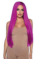 Leg Avenue Long straight center part wig Raspberry