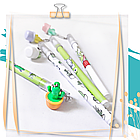 Ручка Пиши-стирай гелева з ластиком синя паста 0,5мм арт 34113D, фото 2