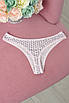 Стрінги жіночі з принтом світло-рожевого кольору розмір L 165143T Безкоштовна доставка, фото 2