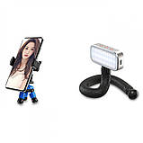 Гнучкий штатив для телефона Apexel APL-JJ07, фото 7