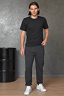 Спортивные штаны мужские темно-серого цвета р.48 164994S