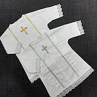Рубашка для крещения детская 2-4года Детская крестильная рубашка для крещения Одежда для крещения