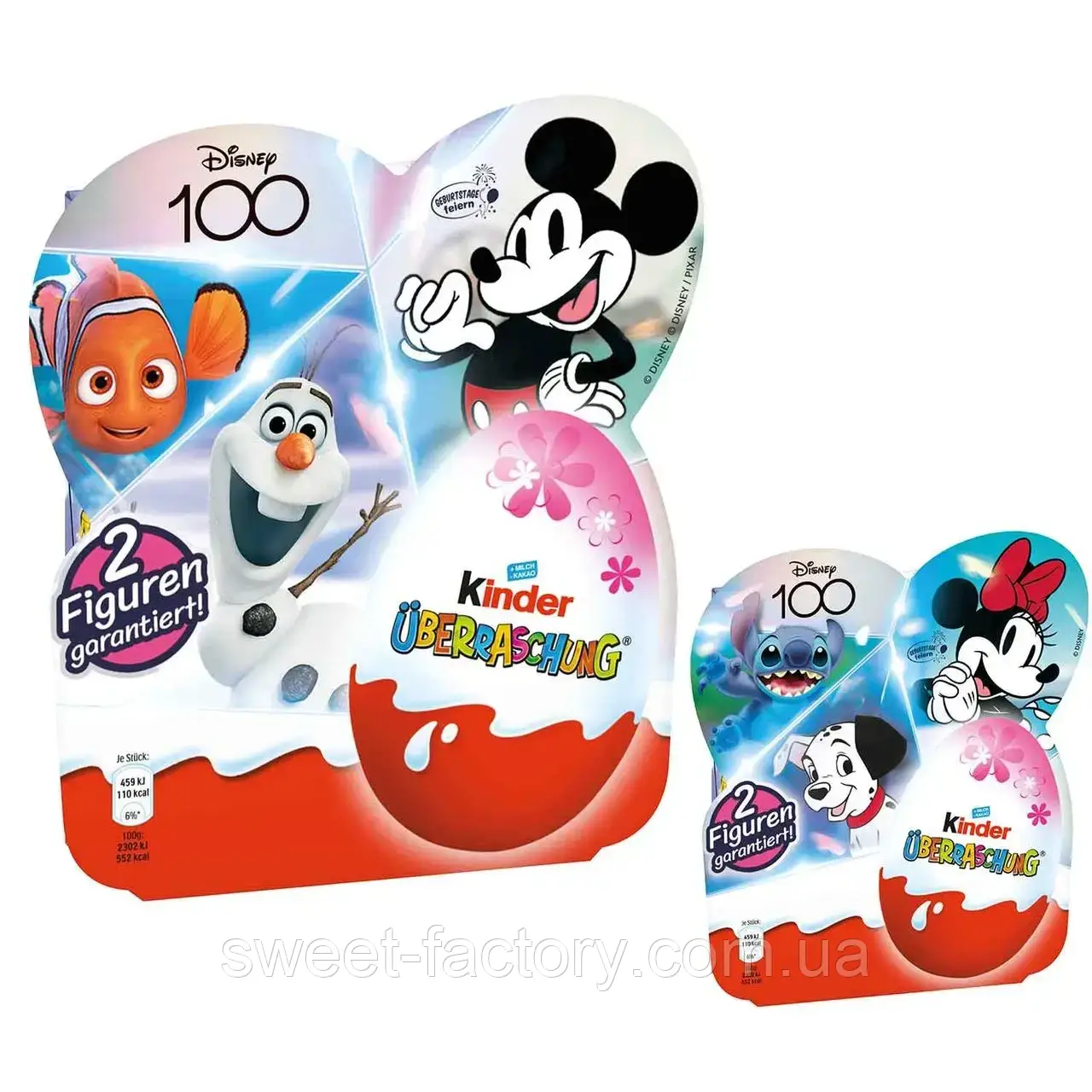 Kinder Uberraschung Disney 100 4s 80g