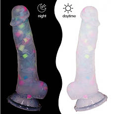 Світний фаллоїмітатор на присоску Jelly Knight | Limon, фото 3