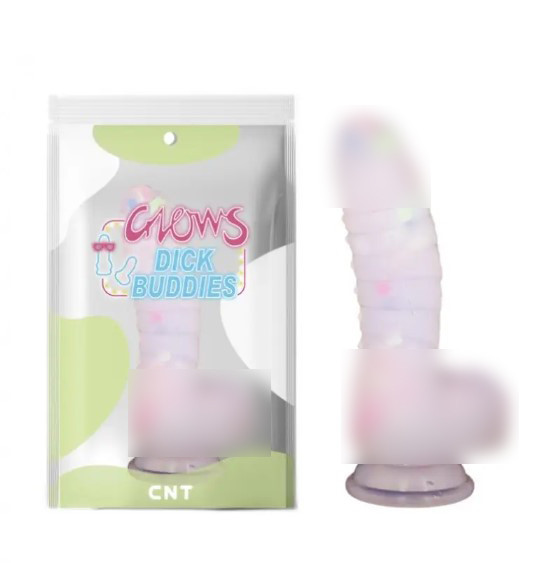 Світний фаллоїмітатор на присоску Jelly Mech| Limon