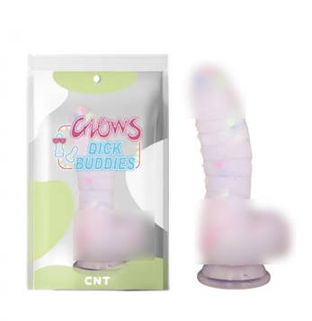 Світний фаллоїмітатор на присоску Jelly Mech| Limon, фото 1