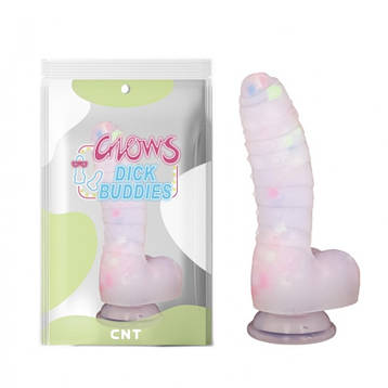 Світний фаллоїмітатор на присоску Jelly Mech| Limon, фото 2