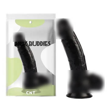 Фалоїмітатор на присоску чорний The Master Dildo | Limon, фото 1