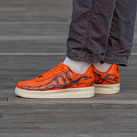 Чоловічі кросівки Nike Air Force Skeleton Orange