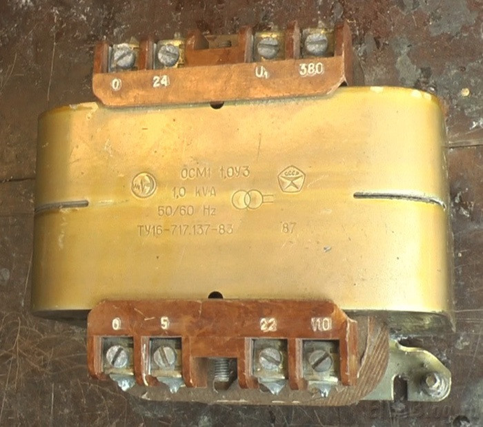 Трансформатор ТБС-1,0 кВт У3 380/220/58/24