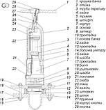 Спускна арматура з функцією «СТОП» для бачка унітаза, фото 6