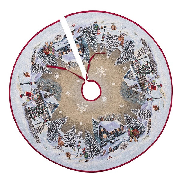 Спідниця під ялинку підстилка коло 90 см ROUND1267-SD, фото 1