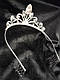 Ніжна діадема з камінням SWAROVSKI, срібло, фото 2
