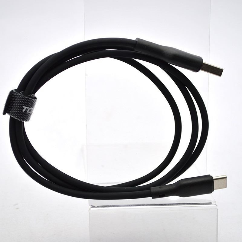 Кабель Tornado TX19 Silicone Cable Type-c 3A 1M Black, фото 2