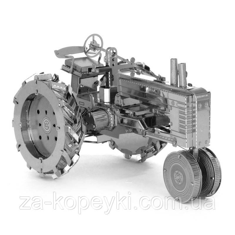 Металевий 3D-пазл Трактор Farm Tracktor