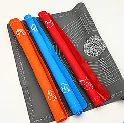 Силіконовий килимок для розкучування 70*50 см СІРИЙ