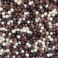 Мини-шарики криспы в шоколаде трио 50 грамм