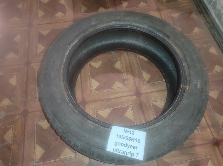 No12 Б/у Шина 195/55 R16 goodyaer ultragip 7