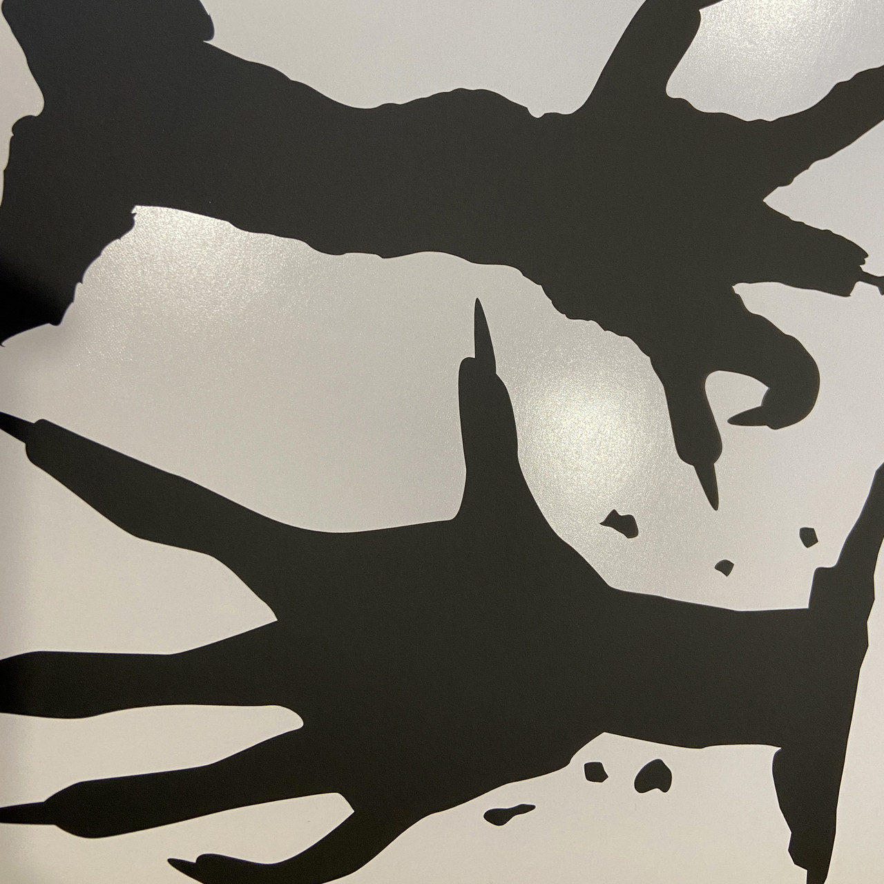 Наклейки на Хэллоуин Руки мертвецов Набор наклеек 4 шт. страшный декор на окна для хеловина Черный матовый - фото 7 - id-p1960074338