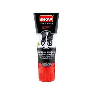 Крем для взуття "SHOW" 75мл чорний ТЮБІК з губкою